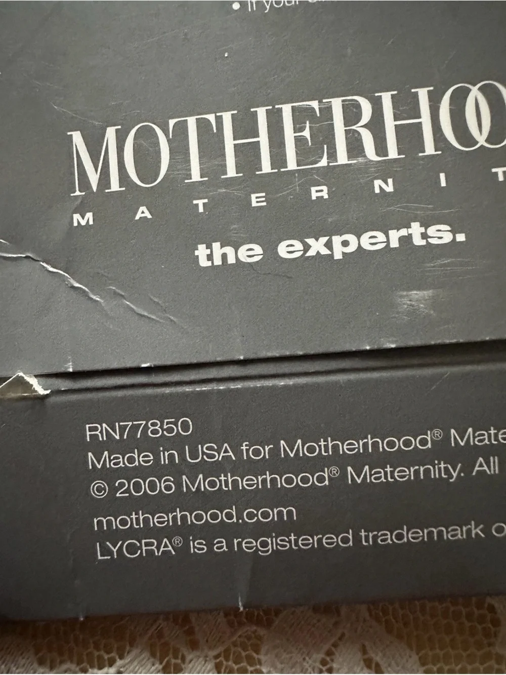 Motherhood Maternity Lycra Sheer Pantyhose Pale Nude  Small